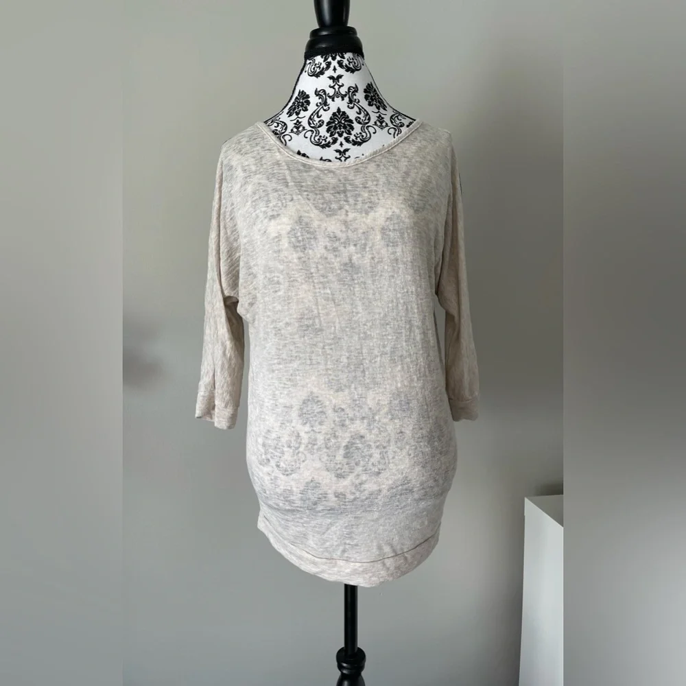 Sheer Angel Wing on back Top S - Picture 2 of 6